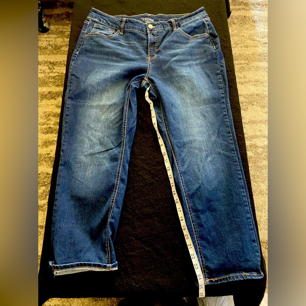 Petite Straight Leg Denim Pant